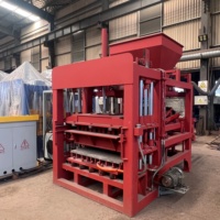 Machine automatique de fabrication de blocs 4-15, machine de production de briques creuses en ciment