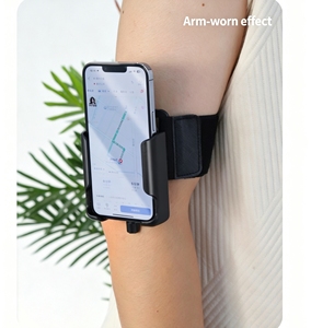 Bracelet de téléphone intelligent réglable, support de téléphone portable pour poignet, sac de bras 360° °   Supports de téléphone rotatifs pour la course à pied, le cyclisme, la randonnée et le fitness - Product Image 2