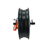 QSMOTOR Motor DC Tanpa Sikat 13 Inci 3000W dengan Efisiensi IE4, Tahan Air IP55, Pemasangan Flens, Torsi 200Nm untuk Sepeda Listrik