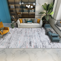 Tapis de luxe imprimé, tissé à la machine, résistant aux taches, adapté aux animaux domestiques, moderne, pour chambre, salon, canapé, décoration intérieure