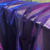 Tissu en maille extensible laser irisé, tissu tulle dégradé, tissu de créateur DIY pour costumes de scène Hanfu, robe pour femmes