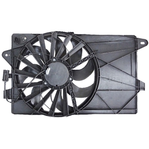 مروحة تبريد مكيف سيارة (رادياتير) ومروحة مكثف لـ فيات 500C موديلات 12-17/500HB موديلات 12-18، قطع غيار أصلية رقم 68073673AA/68184569AA/68073674AA - Product Image 1