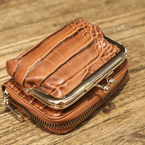 All'ingrosso nuove donne 2 in 1 set borsa pu porta carte di credito con cerniera in pelle <span class=keywords><strong>portafoglio</strong></span> corto con tasca <span class=keywords><strong>portamonete</strong></span> - Product Image 4