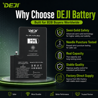Baterai Semi Solid DEJI Enhanced Safety untuk iPhone 14 Series, Penggantian Massal untuk Distributor