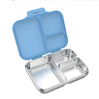 Boîte à lunch isotherme en acier inoxydable avec couvercle en plastique chauffable, personnalisée en usine, mignonne, scintillante et pailletée, vente en gros