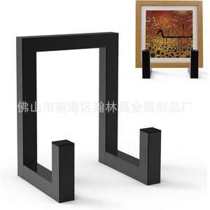ชั้นวางซีดีโลหะสีดำ 2 ชั้นสำหรับจัดเก็บหนังสือและสิ่งของเบ็ดเตล็ด - Product Image 4