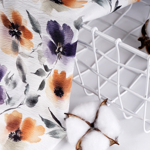 Tissu en crêpe de polyester de haute qualité, design floral froissé en spandex, pour vêtements et robes - Product Image 6