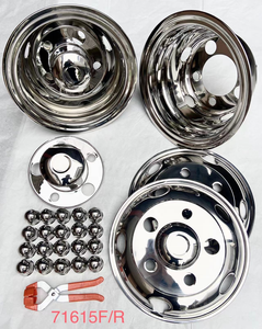 Cubiertas de rueda de simulador de autobús y camión, cubiertas pulidas populares de 16x5,5 pulgadas - Product Image 2