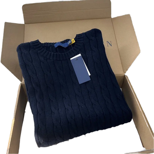 Maglione Personalizzato Novità <span class=keywords><strong>2026</strong></span> con Logo Catena Casual Ralph Vestibilità Aderente in Lana a Quadri Maglia da Uomo Vintage Stile Classico Old Money Lauren - Product Image 4