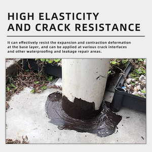 Revestimiento Impermeable de Goma Líquida Ecológico y Resistente a la Intemperie, Garantía de 5 Años para Techos, Paredes Exteriores, Sótanos y Grietas de Concreto - Product Image 6