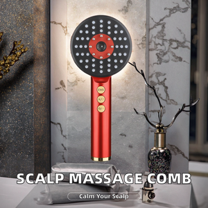 Peigne Électrique à Lumière Rouge LED Anti-Chute de Cheveux, Appareil de Croissance Capillaire, Brosse de Massage du Cuir Chevelu Électrique, Applicateur d'Huile - Product Image 1