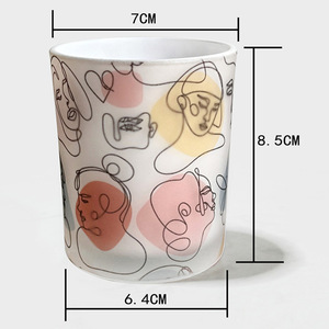 Minimalist Wedding Decor Large Clear Empty <b>Glass</b> Cylinder Candle Holder Tall Human Face Design for Church Tall <b>Glass</b> Lanterns - Product Image 5