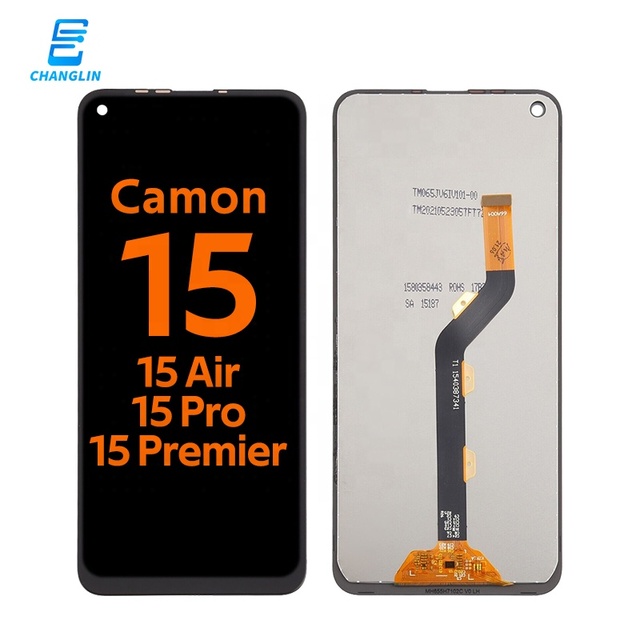 Factory Direct for Tecno Lcds Cell Phone Screen 15 Premier air Original Camon 15 Pro Touch Display