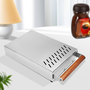 Cajón para Residuos de Café JH-Mech, Plateado, con Absorción de Impactos, Barra de Residuos Extraíble, Acero Inoxidable 304 - Product Image 4