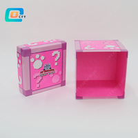 Boîte d'emballage de porte-gobelet en papier pour blocs de construction support d'affichage de jouet découpé boîte de rangement de brique compatible Lego
