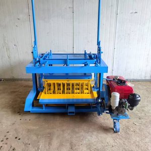 Thuận tiện DIESEL di động bê tông Máy làm gạch lồng vào nhau gạch máy móc rỗng Khối Máy làm để bán - Product Image 2