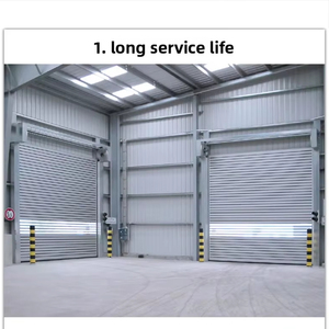 Portes <span class=keywords><strong>de</strong></span> <span class=keywords><strong>garage</strong></span> en aluminium fini, insonorisées, étanches, au design postmoderne, à commande <span class=keywords><strong>motorisée</strong></span>, pour usage commercial, très demandées - Product Image 4