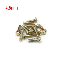 1000 pièces/sac, vis de cartouche métallique de 3,8 mm et 4,5 mm pour cartouche de jeu SNES N64 NES GB SEGA NGC