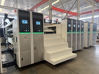 Nouvelle machine d'impression, de rainurage et de découpe rotative entièrement automatique haute définition pour carton ondulé