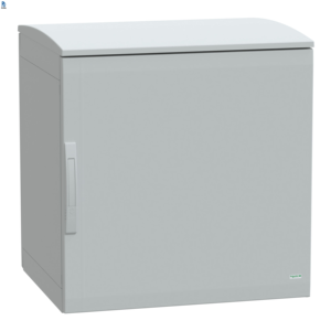 Nsyplat776g Armario de suelo de 1 puerta, de poliéster reforzado con fibra de vidrio, IP 44, 750 mm, gris opaco 620 mm, serie Thalassa 750 mm - Product Image 1