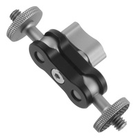 Mini adaptateur de montage pivotant à bras magique à rotule avec vis 1/4 ''pour DJI OSMO 360 pour appareil photo reflex numérique moniteur vidéo support de micro léger