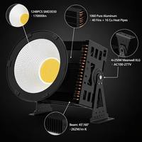 Projecteurs LED de qualité commerciale 1000W SMD3030 2200K pour mât élevé, architecture de bâtiment et terrains de futsal/football