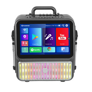 带13.3英寸触摸屏的DM-D4卡拉ok机，2位歌手具有充满活力的显示屏和室内室外使用的强大声音 - Product Image 6