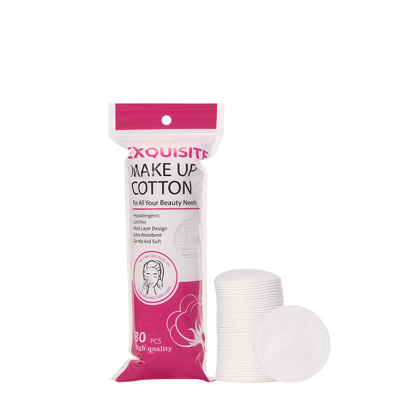 Z102 - Tampons de coton ronds, 80 pièces