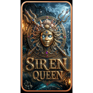Barre de cuivre 1oz 5oz en cuivre pur 999, motif Reine Sirène de la Mer, pour objet de collection mythologique, artisanat, souvenir, jeton - Product Image 1
