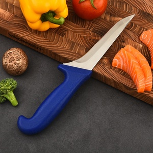 Couteau de pêche à lame droite, pointe tombante, pour camping en extérieur, en acier inoxydable, manche en plastique, épaisseur 2 mm, 20 cm, multi-usage, DIY, OEM HK - Product Image 3