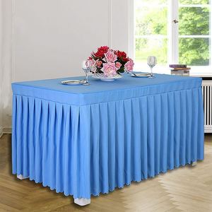 Custom Printed Modern Durable Rectangle <b>Table</b> Cloth Wedding 6ft Fitted Polyester <b>Table</b> Covers for Events - Product Image 4