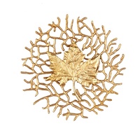 310Mm, ontwerp Gevoel Licht Luxe Wandlamp Slaapkamer Bedlampje Bloem Woonkamer Achtergrond Wandlamp Koper Post-Moderne