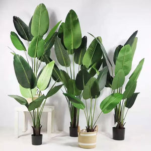 Plantas artificiales de plástico para interior, Pohon, bonsái, plátano grande, 2 metros - Product Image 2