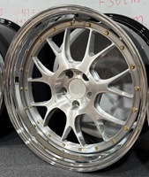 Jantes forgées LZT-2008 LMR 2 pièces, lèvres polies, 5X112 5x120 concaves, 18 19 20 21 22 pouces, jantes en alliage pour voitures M2 M3 M4 F10