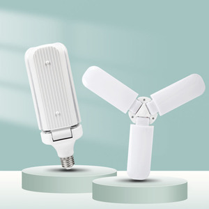 E27 LED 4 + 1 Mini Fan Blade Bóng Đèn Hiện Đại AC160-265V 28W Thay Đổi Độ Sáng Điều Khiển Cảm Ứng Nhà Ánh Sáng Trần Với Điều Khiển Từ Xa & Thời Gian - Product Image 2