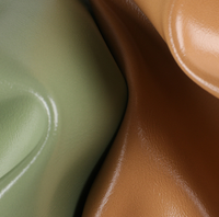 Kulit PU Elastis Berembos Gaya Baru Tahan Air untuk Tas, Sepatu, Boots, dan Furnitur, Tebal 0.9mm, Lembut, Halus, Berlapis Lilin Minyak