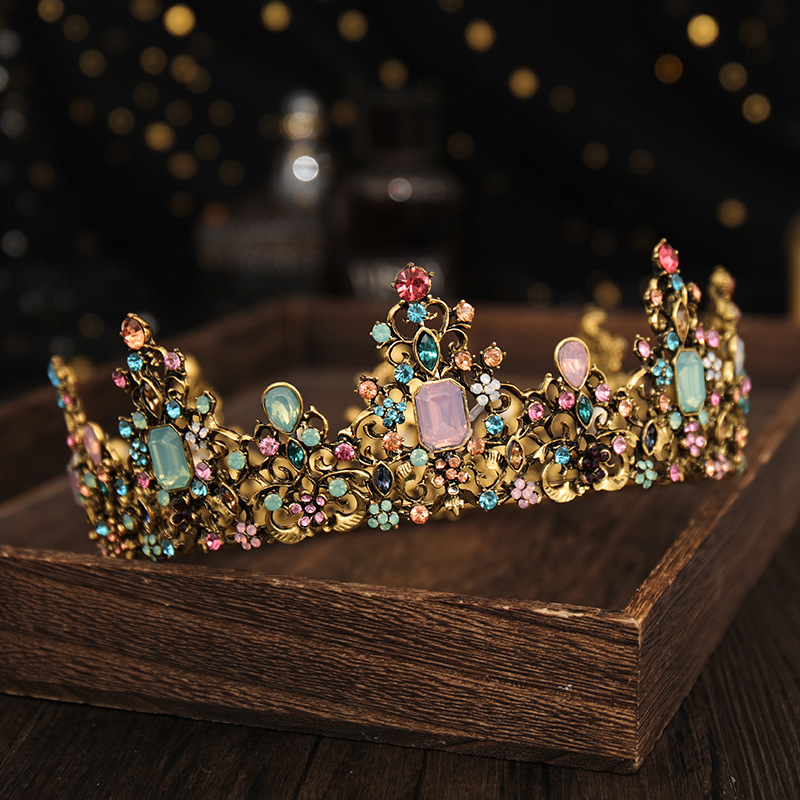 Corona Regina, Coroncina principessa, Strass Cristallo Tiara Ragazza