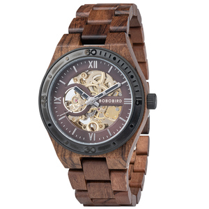 Envío Rápido, Relojes <span class=keywords><strong>de</strong></span> Lujo para Hombre, Reloj <span class=keywords><strong>de</strong></span> Pulsera Mecánico <span class=keywords><strong>BOBO</strong></span> BIRD, Reloj <span class=keywords><strong>de</strong></span> Madera, Regalo Perfecto - Product Image 1