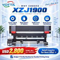 Liquidation d'usine Yotta : Imprimante photo grand format 1,8 m à jet d'encre éco-solvant pour bannières en vinyle avec tête d'impression Epson/Ricoh