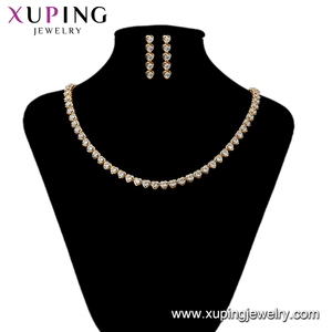 65257 Xuping18k <strong>Gold</strong> <strong>Costume</strong> <strong>Jewelry</strong>, Fashion Trendy Multiple Colors Available <strong>Jewelry</strong> Set - Product Image 5