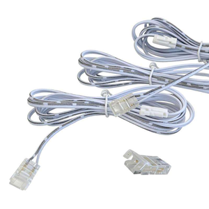 Connecteur de bande LED sans soudure à 2 broches, 12V 24V, en matériau PC, adaptateur Dupont SMD COB pour câble cristal sans soudure de 8mm 10mm, vente en gros - Product Image 2