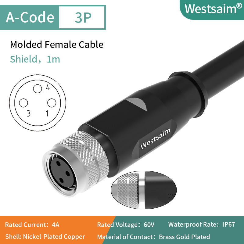 M8-A-3 หญิง ตรง แบบมีแผ่นป้องกัน