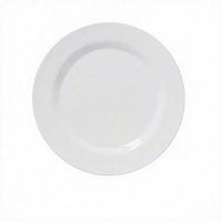 Assiettes Blanches Écologiques Élégantes de 9 Pouces en Gros – Assiettes Italiennes Vintage Professionnelles pour Plats Principaux, Personnalisables pour la Maison et les Fêtes