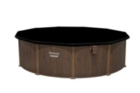 Piscine familiale portable Bestway 561CU Container Hydrium en acier et PVC pour l'extérieur