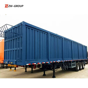 Bulk <strong>Cargo</strong> &amp; Food Transport Steel Semi Trailer <strong>Van</strong> <strong>Truck</strong> Sale of Semi Trailer <strong>Truck</strong> with Bulk <strong>Cargo</strong>/Foods Box - Product Image 2