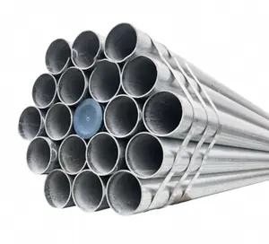Hot Sale 6m Factory Direct Gi Pipe Steel Tube Hot Dip Galvanized Round Furniture Steel Tube ERW Technique