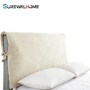 SUREWALHOME Cuscino a cuneo triangolare per <span class=keywords><strong>testiera</strong></span> <span class=keywords><strong>letto</strong></span> Queen, cuscino da lettura per <span class=keywords><strong>testiera</strong></span> e divani <span class=keywords><strong>letto</strong></span> - Product Image 1