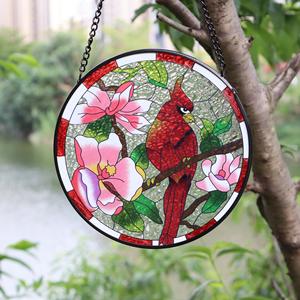 Demir Modern asılı dekorasyon serigraf el-boyalı kuş yakalayıcı ofis ev pencere bahçe duvar asılı - Product Image 5