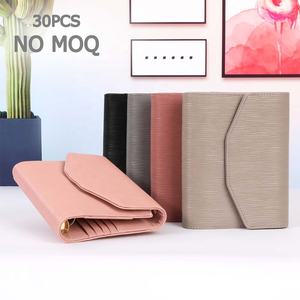 Yihe 13 colori Saffiano Epi pelle A6 Budget Binder Custom Ring Binder Custom Ring Binder Top Seller scuola/ufficio cancelleria regalo foglia di mosca - Product Image 1