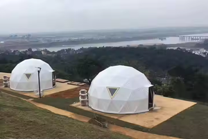 Dôme géodésique transparent de 6 m de diamètre, imperméable et insonorisé, pour hôtel, glamping, événements, camping de luxe - Product Image 2
